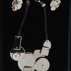 Gianfranco Ferre Necklace and Clips Set. Authentic